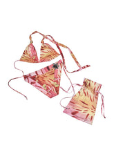 Floral Print Twist Knot Bikini